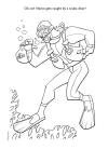 un hombre rana